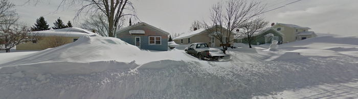 Northern Star Motel (Hiawatha Green Stone Lodge) - 2015 Street View Of Cabins